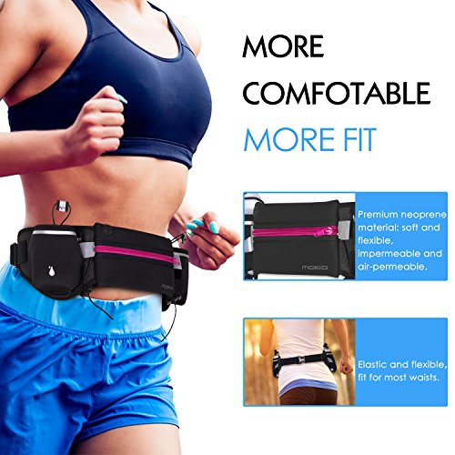 Running Waist Belt + 2x 200mL Bottles