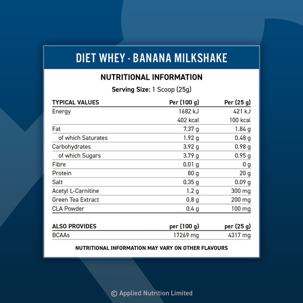 Diet Whey 1.8kg (72 servings)