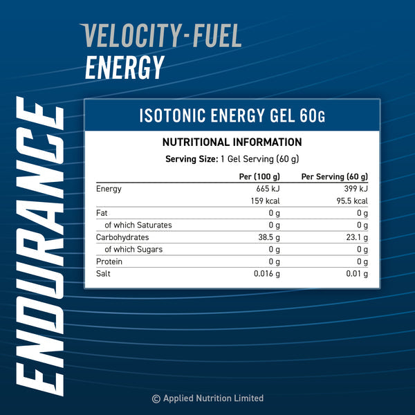 Velocity-Fuel Energy Gel