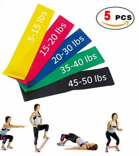 5-in-1 Loop Resistance Bands Set