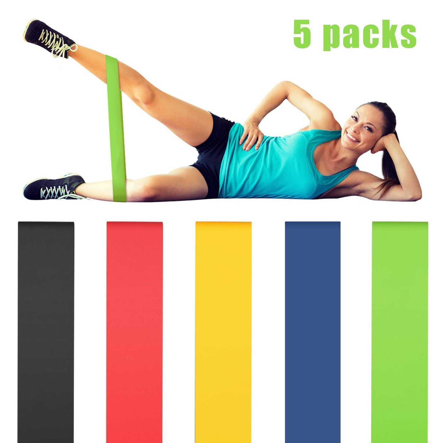 5-in-1 Loop Resistance Bands Set